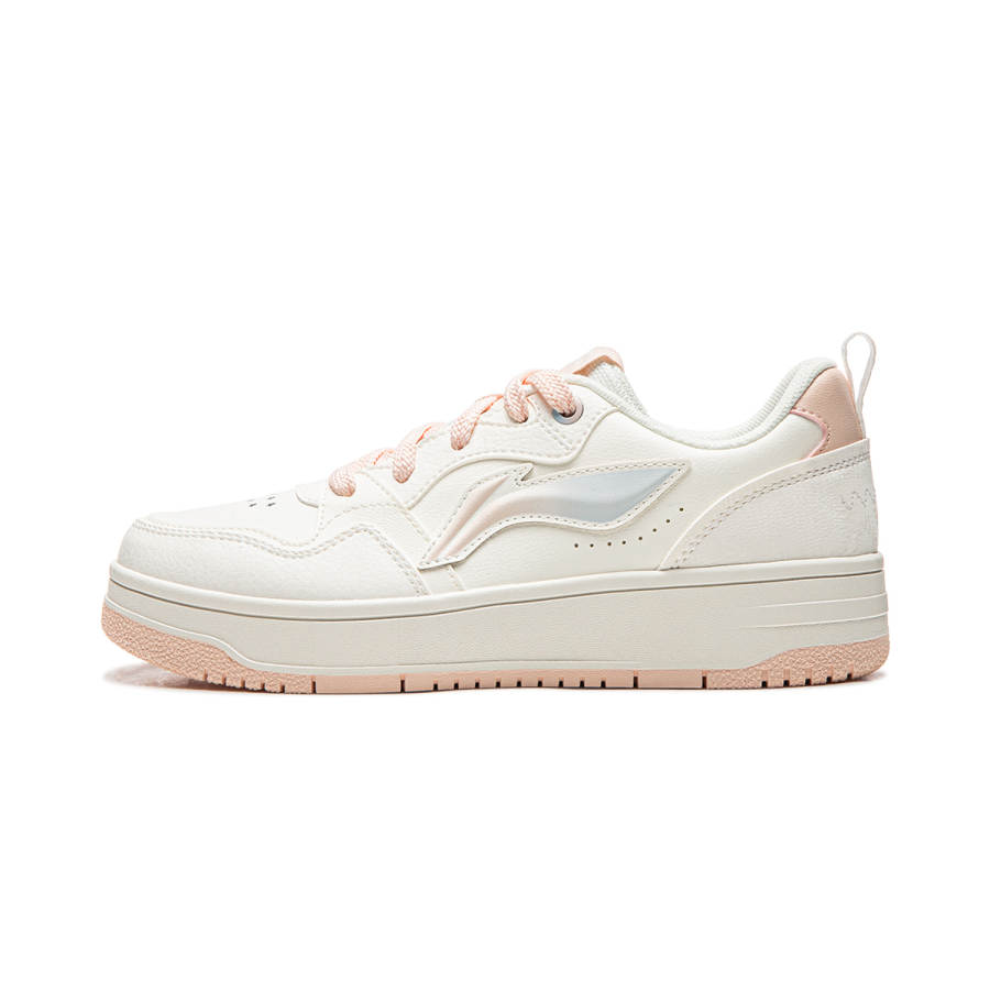 Li-Ning Li Ning Tianji Soft Low top Skateboard Shoes Women's Mist White