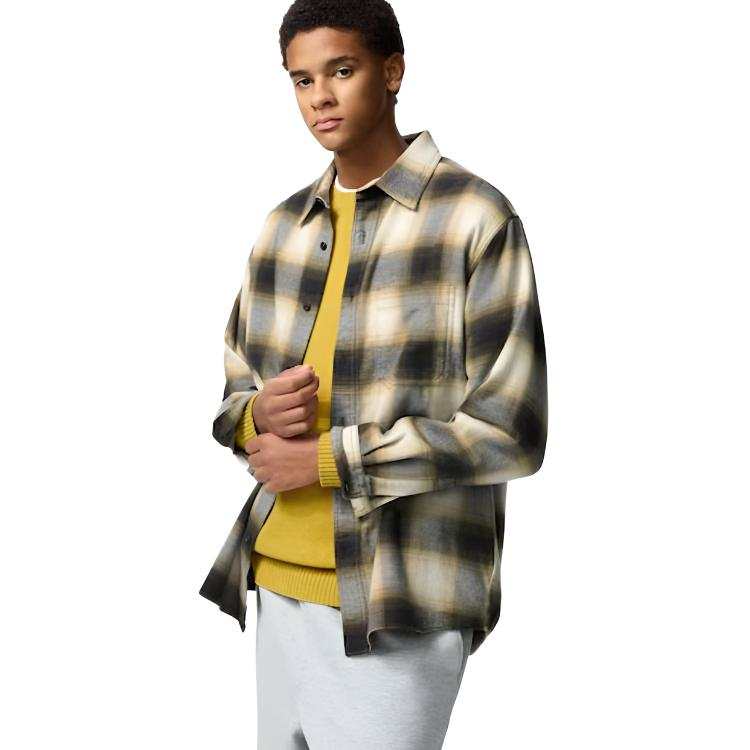 UNIQLO Shirt Unisex Apricot Yellow
