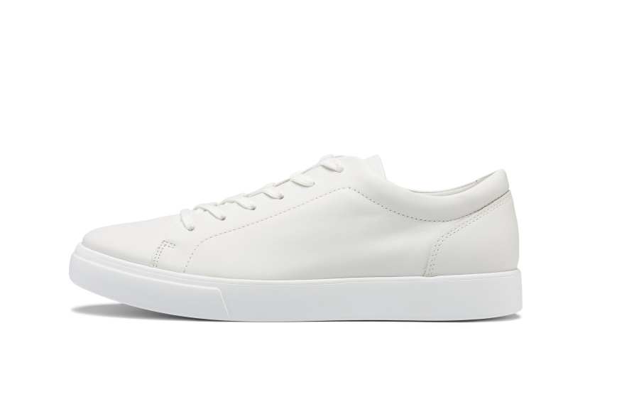 Ecco SS26 SOFT 10 Collection Abrasion Resistant Casual Shoes Men's White 560114