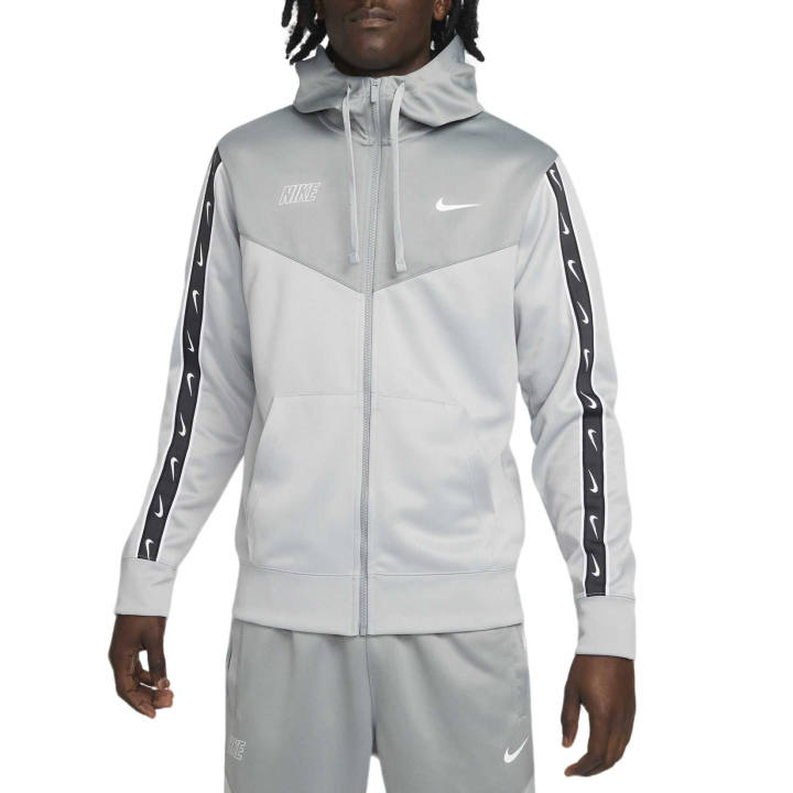 Nike Nike Sportswear Sweatshirts Men's Light Smoke Gray/Granular Gray/White Hooded Moderate