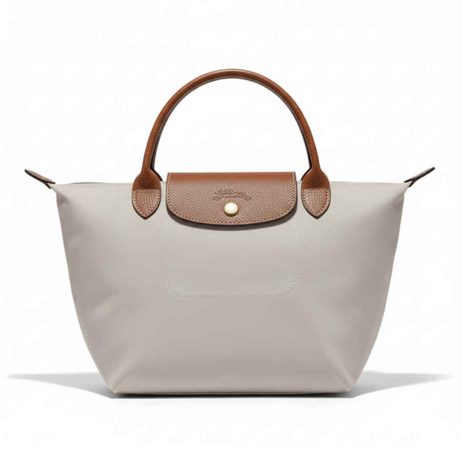 LONGCHAMP LONGCHAMP Le Pliage Polyamide Fabric Dumpling Bag Handbag Small Women's Pebble