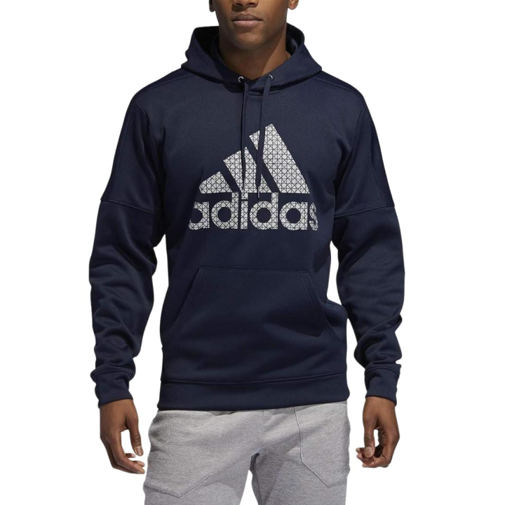 Adidas Adidas Sweatshirts Men's Ink Blue Hooded Moderate