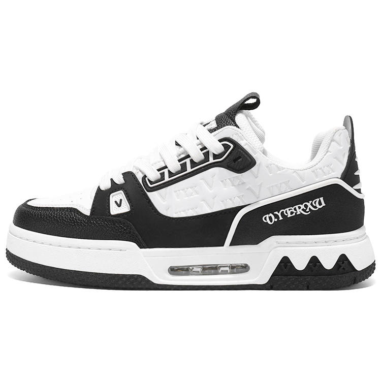 V.YERXU Air Trainer Versatile Casual Black White