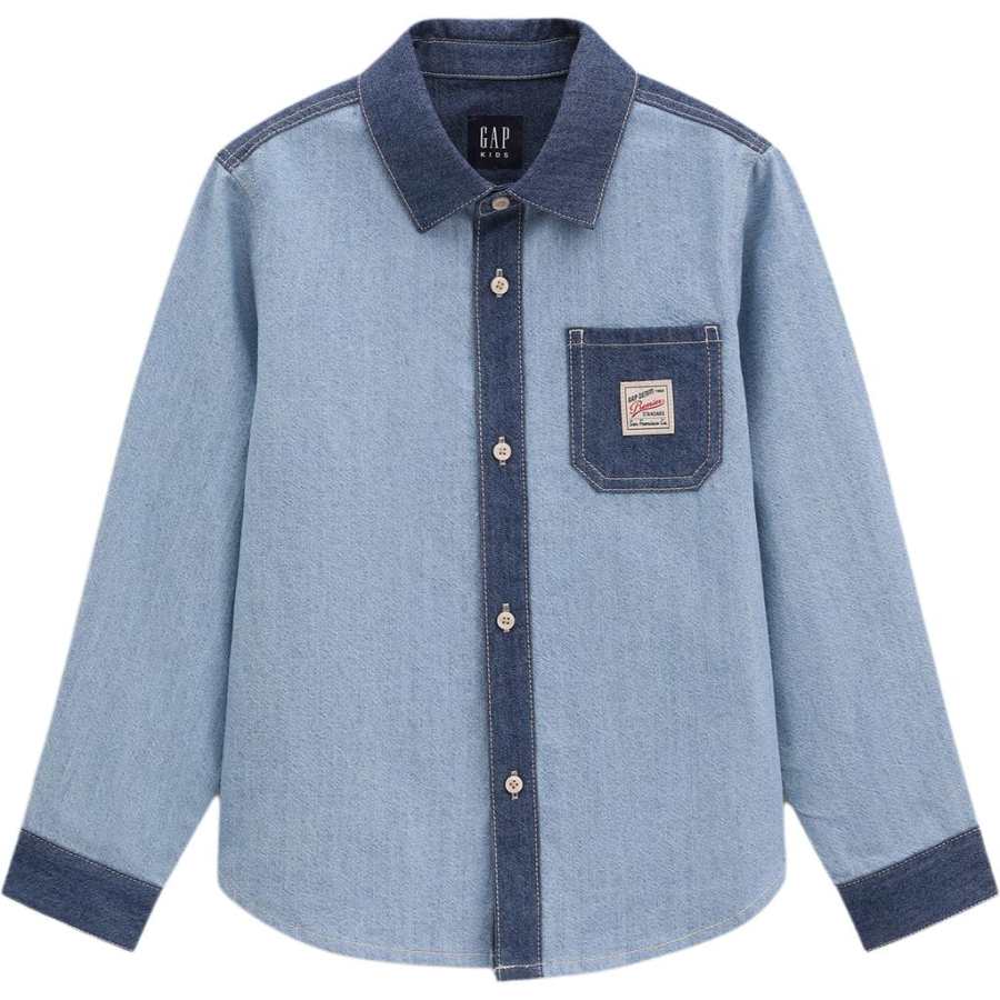 GAP GAP Patchwork Kids' Denim Shirts Kids'