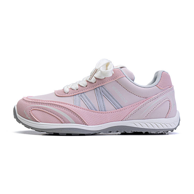 WARRIOR Cushioning Coverage Height Increasing Abrasion Resistant Lightweight Low top Casual Shoes Women's Pink