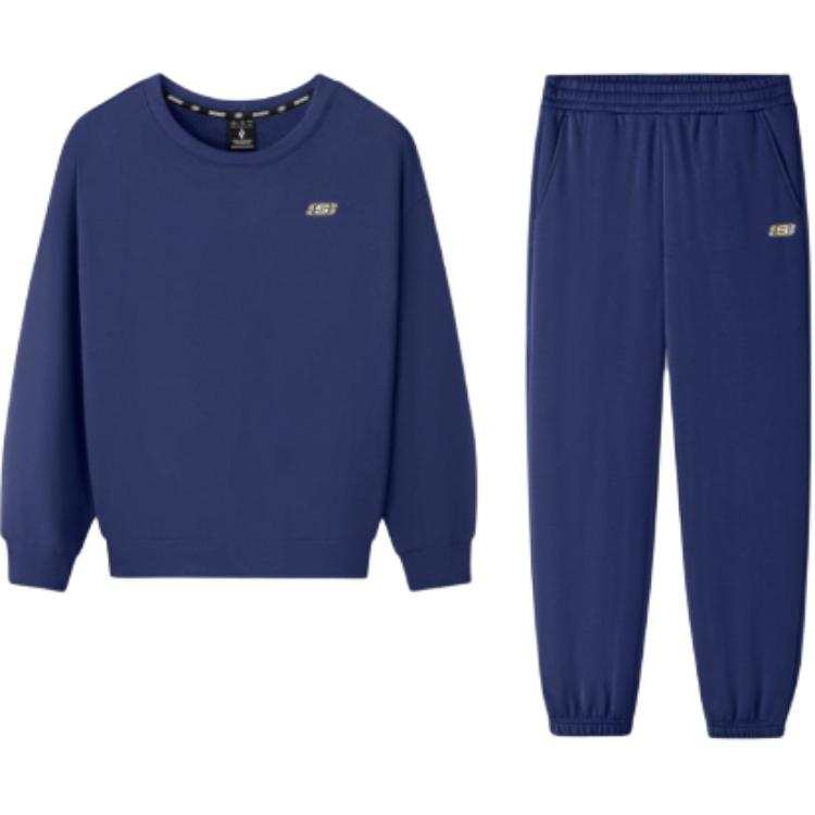Skechers Sweatshirt Sets Men's Marine Blue/00DU Crew Neck Moderate