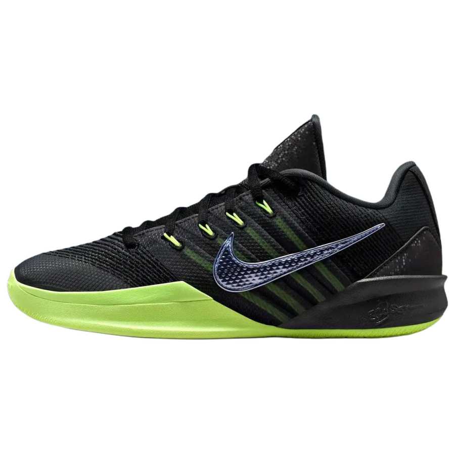 Nike Nike Sabrina 3 Slip Resistant Breathable Support Grip Basketball Shoes Unisex Black Green