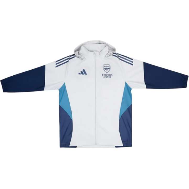 Adidas Adidas Arsenal Jackets Men's Light Gray/Blue Hooded Moderate Other