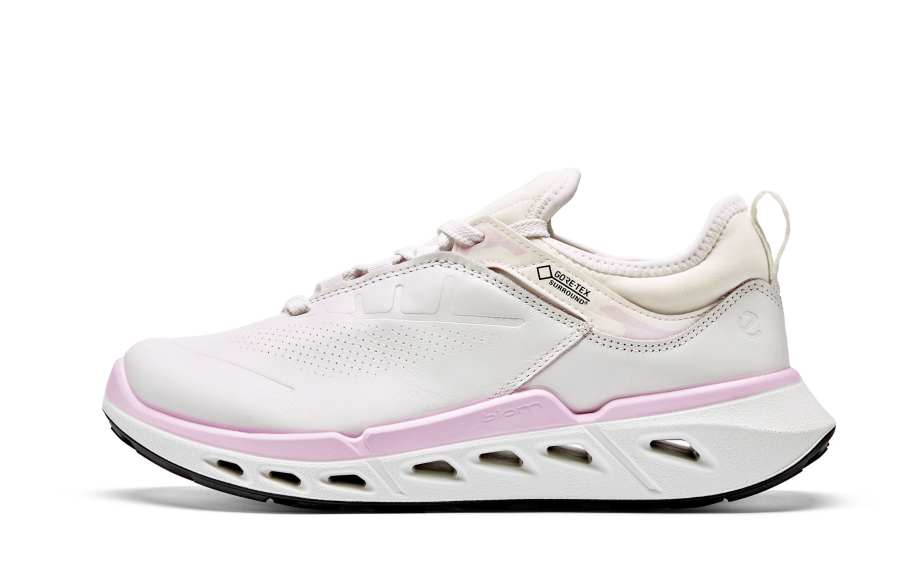 Ecco SS26 BIOM 720 Collection Cow Leather Low top Casual Shoes Women's White 850353