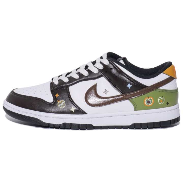 Nike Nike Dunk Abrasion Resistant, Lightweight, And Breathable Low top Skateboard Shoes Unisex Brown