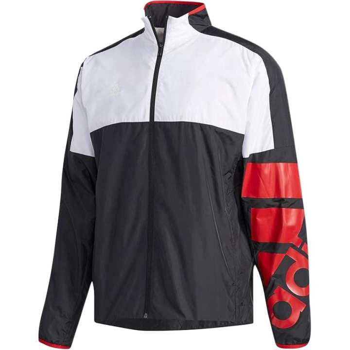 Adidas Adidas colour-blocked zip-up jacket