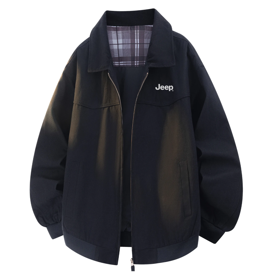Jeep Jackets Unisex Lapel Moderate Workwear
