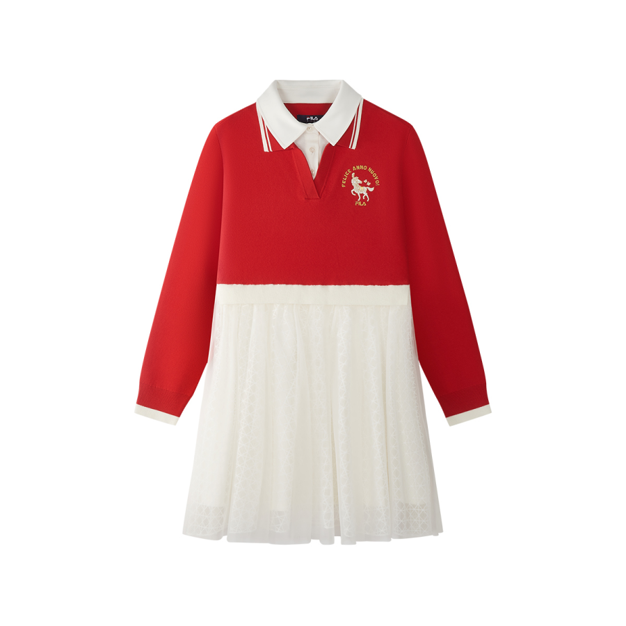 FILA KIDS Dresses Lapel Moderate Mid Length