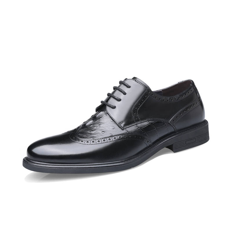 LAORENTOU Cow Leather Casual Leather Shoes Men's