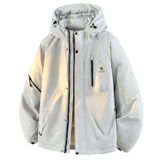 VanCamel Puffer Jackets Unisex Hooded Thickened Puffer Jacket