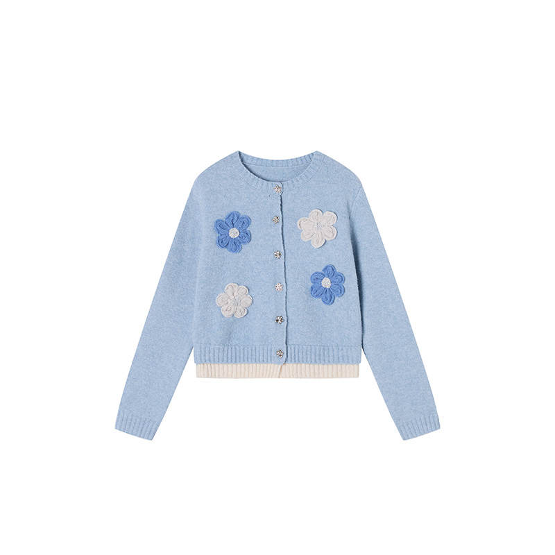 XIANGYING Knitwear Women's Crew Neck Moderate