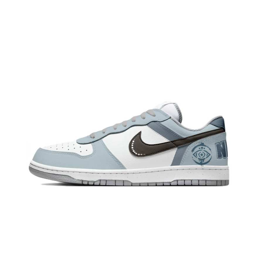Nike Nike Big The Way Of Water Abrasion Resistant Breathable Low top Skateboard Shoes Men's Blue