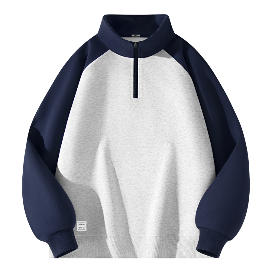 MINISO MINISO Sweatshirts Unisex Henry Collar Thickened Regular