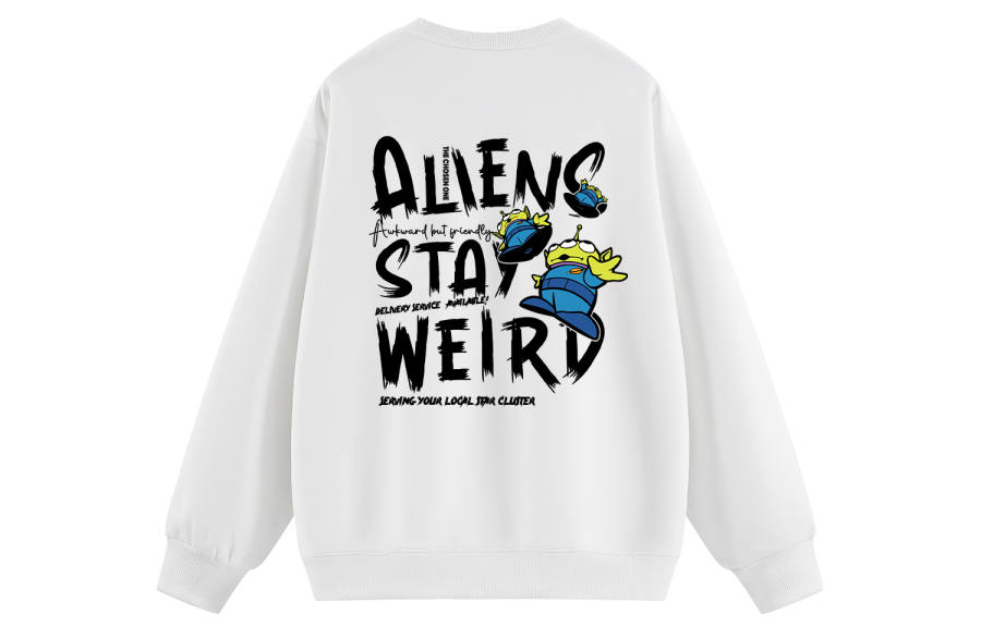 Disney Sweatshirts Unisex Crew Neck Moderate Heavyweight