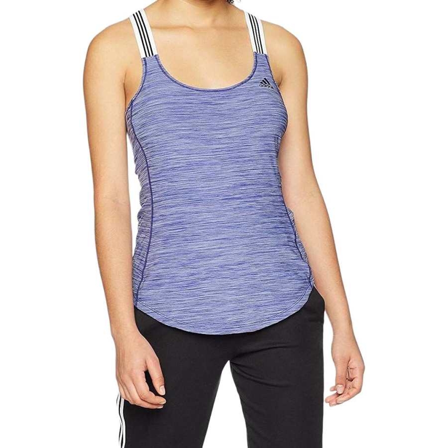 Adidas Adidas Sleeveless Sports Shirts Women's Purple Other