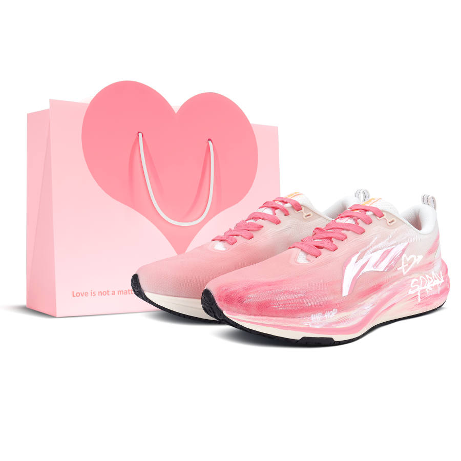 Li-Ning Li Ning Red Hare 8 Mesh, Textile Cushioning Slip Resistant Abrasion Resistant