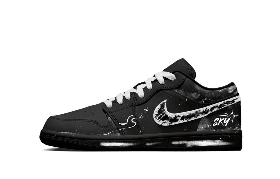 Jordan Jordan Air Jordan 1 Sky Horse Starry Sky CNY Cushioning Abrasion Resistant Cushioning, Wear Resistant Low top