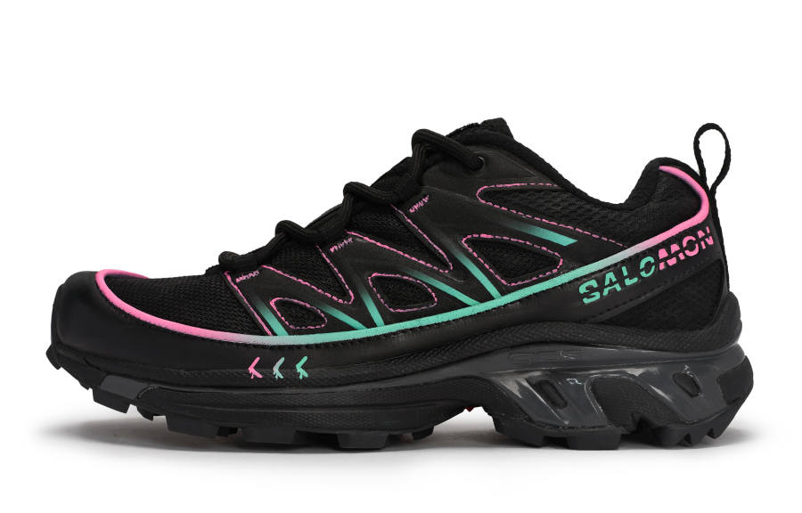 SALOMON XT 6 811 Manufacturing, Neon Night Shadow Lightweight Low top Mountaineering Hiking Shoes Unisex