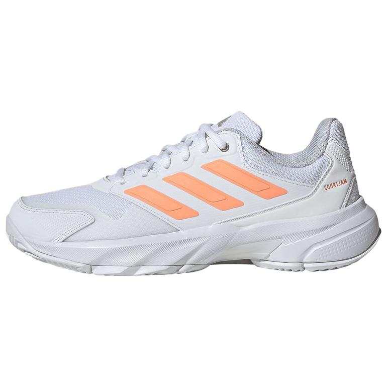 Adidas Adidas CourtJam Control 3 Breathable Low top Tennis Shoes Women's White