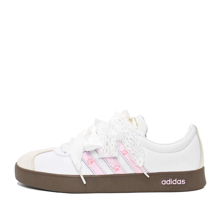Adidas Adidas Vl Court Classic Little Tender Claw Low top Skateboard Shoes Unisex Pink White