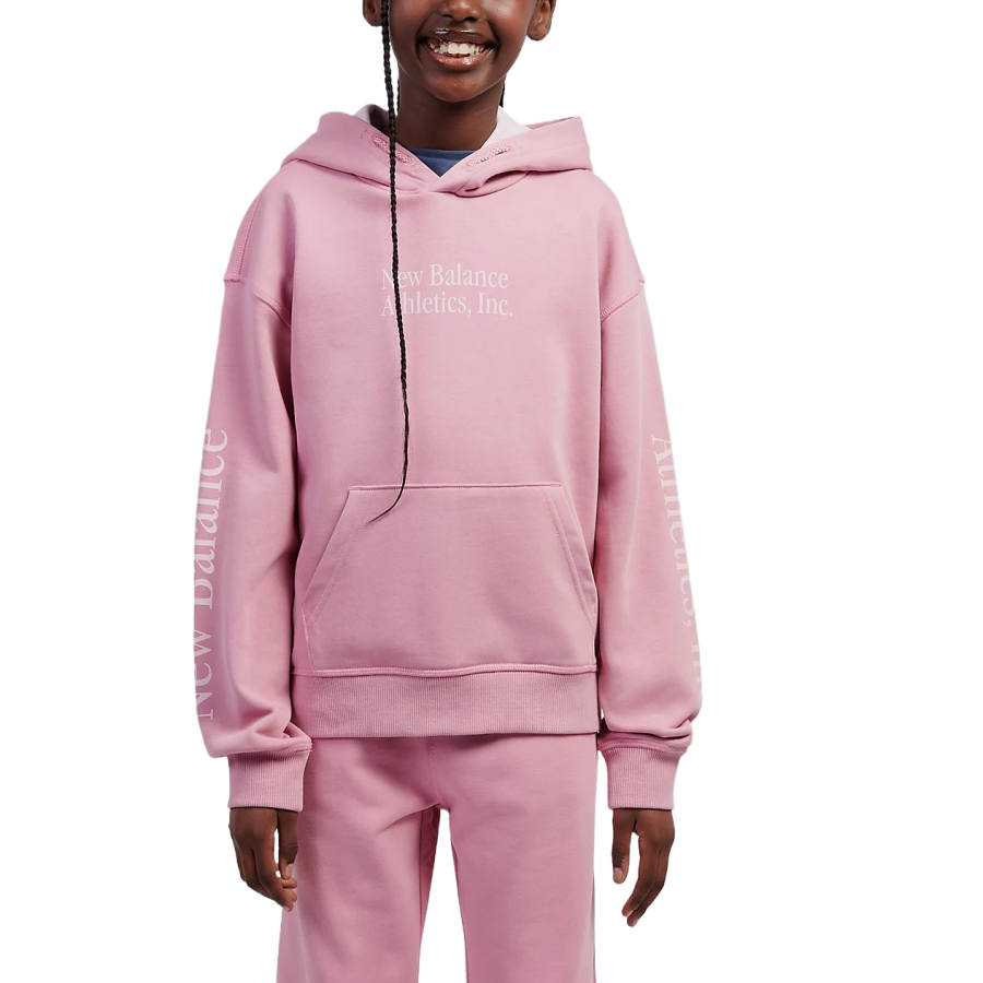New Balance New Balance Sweatshirt Linear Sleeve Graphic Hoodie Kids'