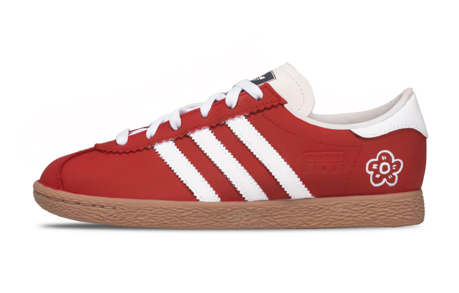 Adidas Originals Stadt German Army Trainers Unisex Red