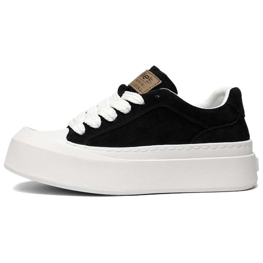 Millies MILLIE'S Low top Skateboard Shoes Unisex Black White Box Included