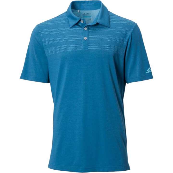 Adidas Adidas Polo Shirts Men's Blue Polo Collar Moderate Straight Fit