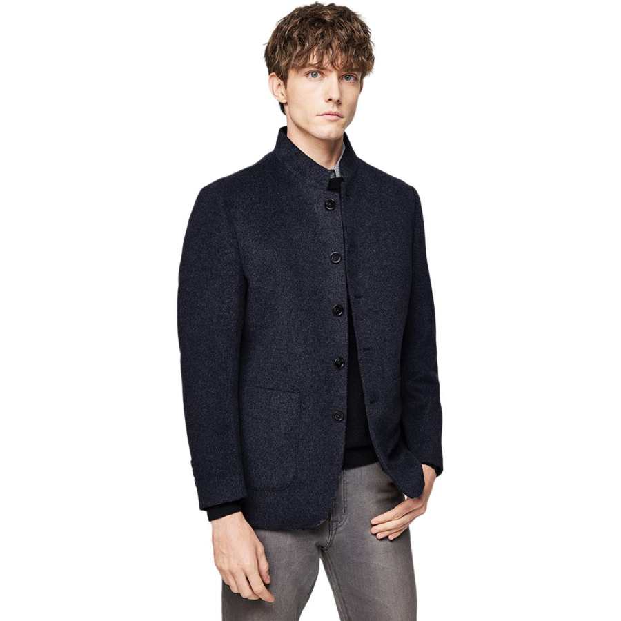 Hodo Coats Men's Stand Collar Thickened