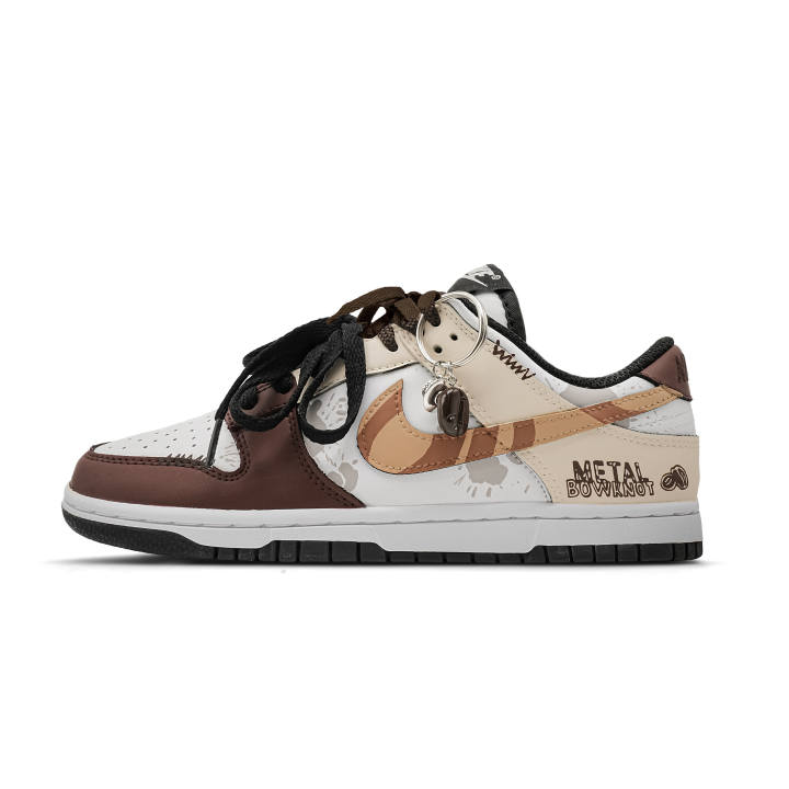 Nike Nike Dunk Skateboard Shoes Men's Low Top Brown