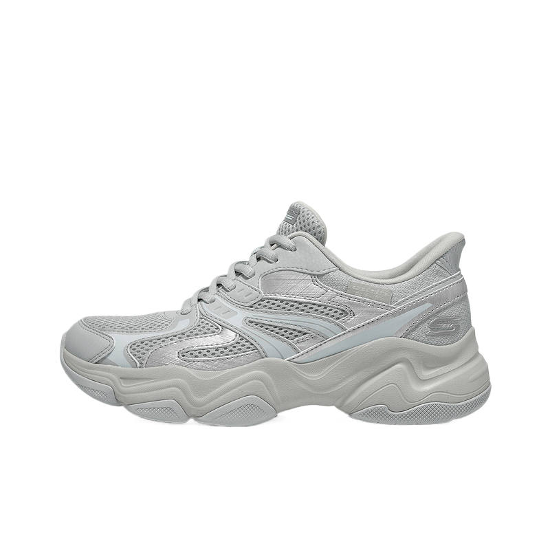 Skechers DLITES Mesh, Artificial Leather Low top Chunky Sneakers Women's