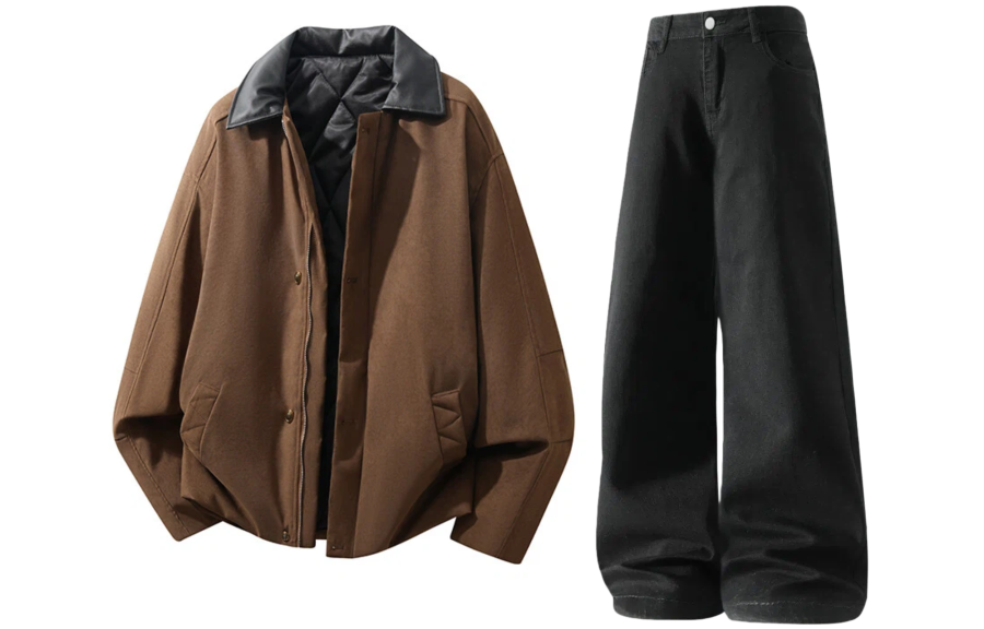 GWAF Casual Sportswear Unisex Lapel Thickened