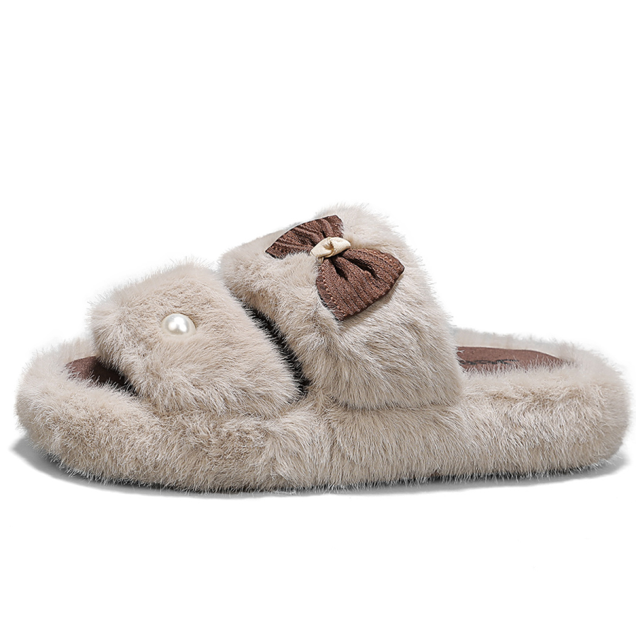 Jeep Fuzzy Abrasion Resistant Slide Slippers Women's