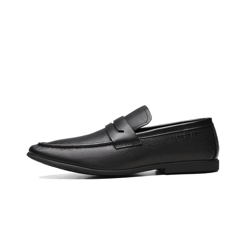 PARDASAUL Cow Leather Casual Shoes Men's Black