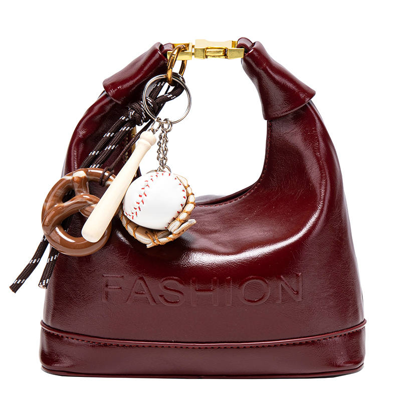 PAYOT Synthetic Leather Handbag Women's Burgundy