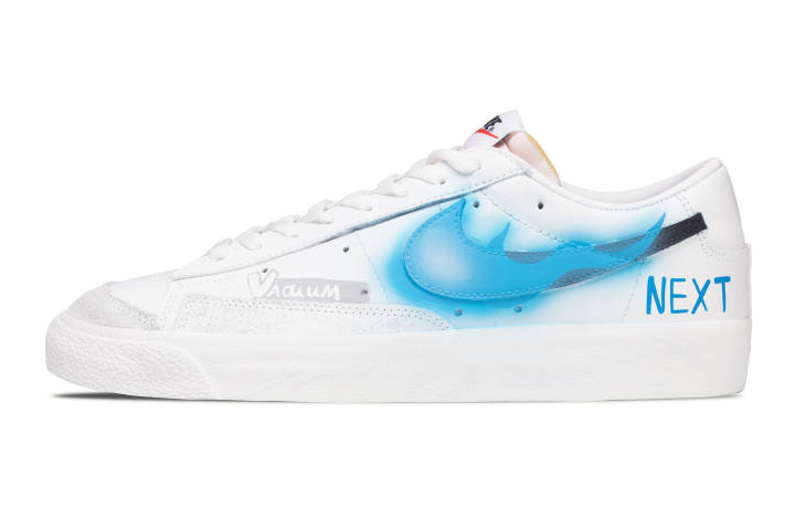 Nike Nike Blazer Synthetic Leather Abrasion Resistant Abrasion Resistant Low top Skateboard Shoes Unisex