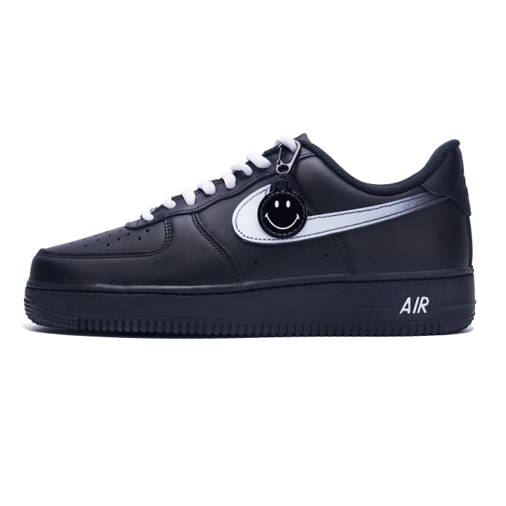 Nike Nike Air Force 1 Black Warrior Air Force 1 Slip Resistant Abrasion Resistant Waterproof Coverage Height Increasing