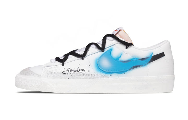 Nike Nike Blazer Synthetic Leather Abrasion Resistant Abrasion Resistant Low top Skateboard Shoes Unisex