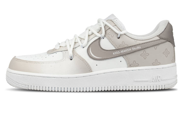 Nike Nike Air Force 1 Leather Coverage Thermal Cushioning Low top Skateboard Shoes Unisex