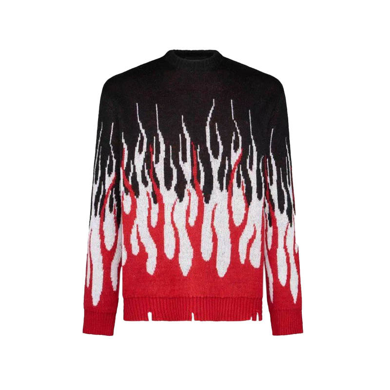 Vision Of Super Sweaters Unisex Black Crew Neck Moderate Base Layer