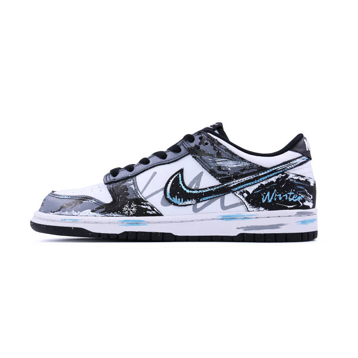 Nike Nike Dunk CNY Winter, Ink Frost Winter Trail Lightweight Breathable Height Increasing Low top Skateboard Shoes Unisex