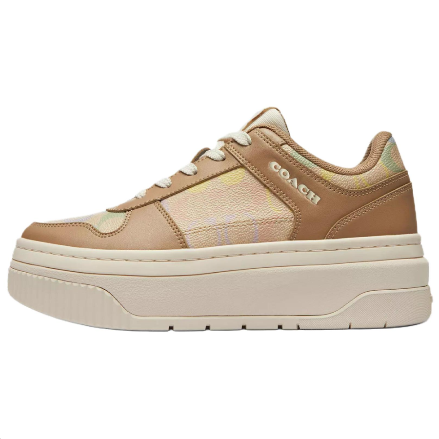 COACH Low top Skateboard Shoes Women's Light Umber