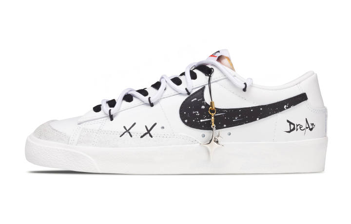 Nike Nike Blazer Synthetic Leather Slip Resistant Abrasion Resistant Low top Skateboard Shoes Unisex