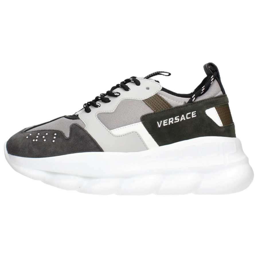 VERSACE VERSACE Low top Casual Shoes 6.5cm Men's Gray