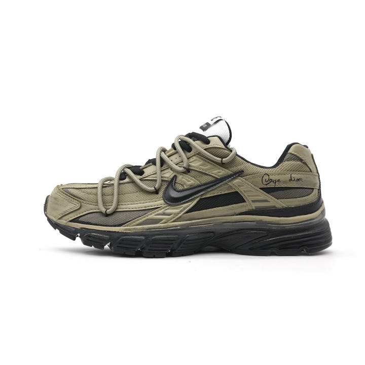 Nike Nike Initiator Mesh Cushioning Abrasion Resistant Breathable Low top Running Shoes Unisex Gray Green
